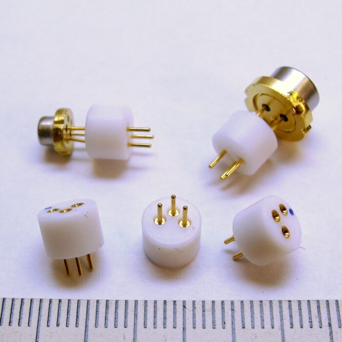Laser Diode Electrical Connection Socket, PC Mount