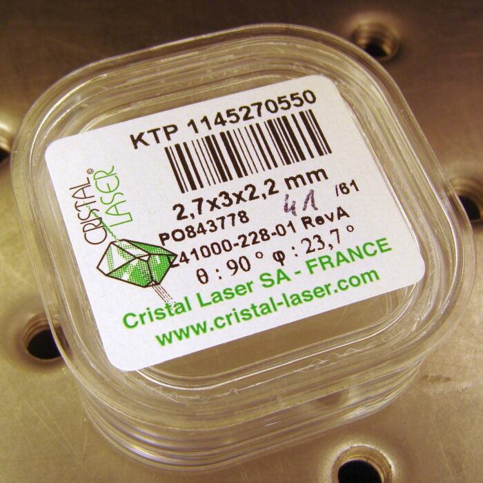 KTP Crystal 2.7 x 3 x  2.2mm