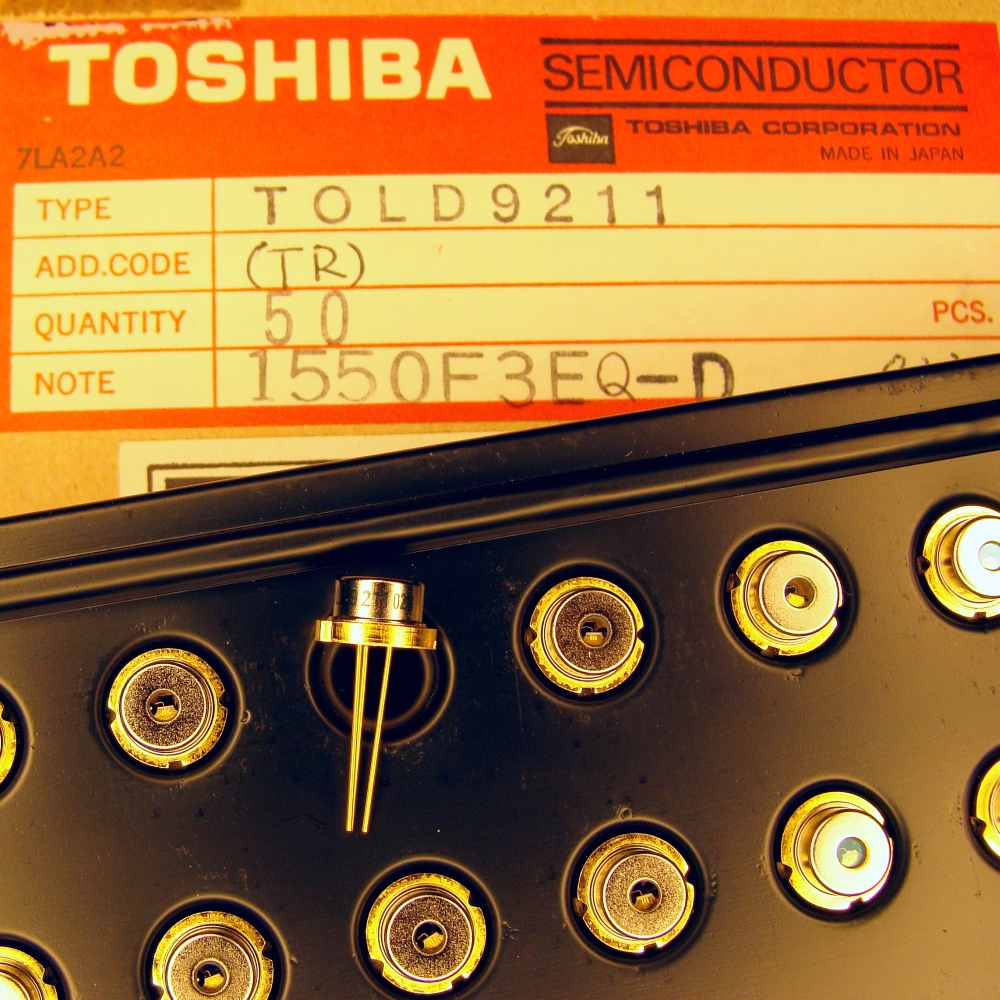 5mW, 670nm Laser Diode Toshiba TOLD9211 Meredith Instruments