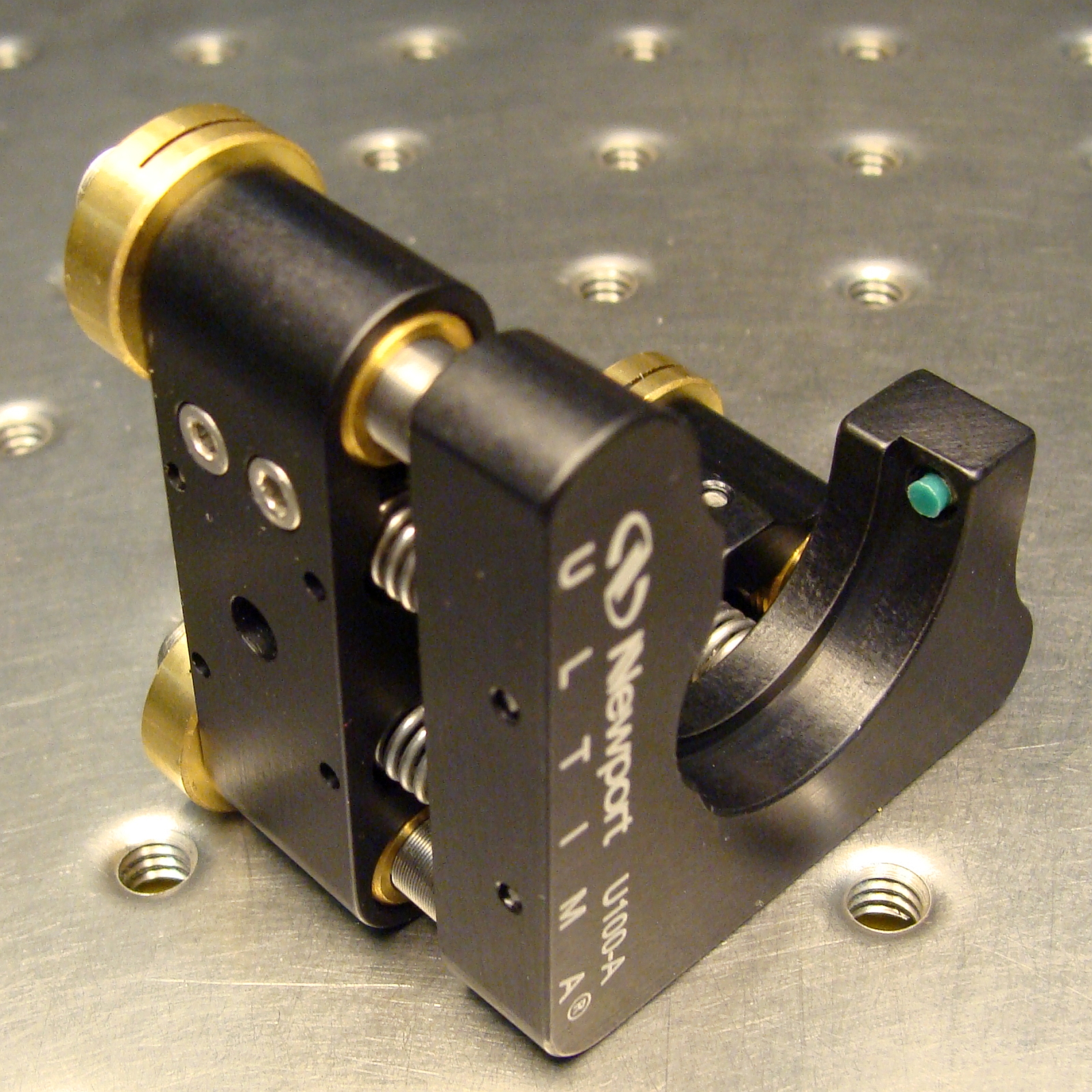 Newport Mm2-1a 1" Kinematic Lens Mount With Bonus Mirror Laser HeNe Turning Etc for sale online 